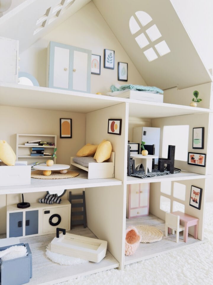 Rüya Oyun Evi – Balkonsuz Ahşap Çocuk Oyun Evi