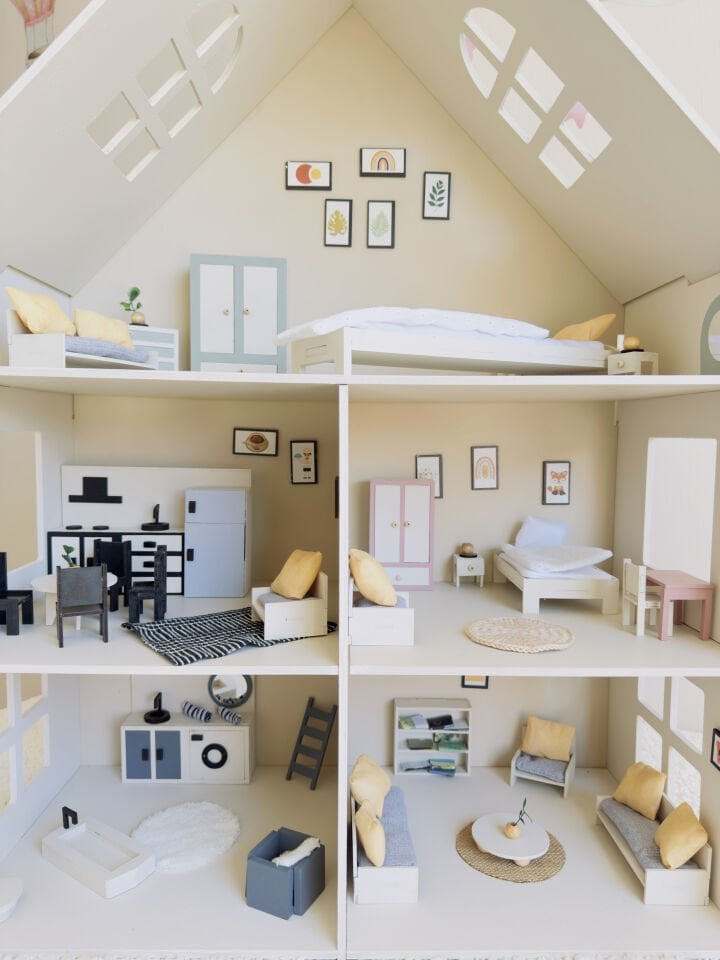 Büyük Rüya Oyun Evi – Balkonsuz Ahşap Çocuk Oyun Evi