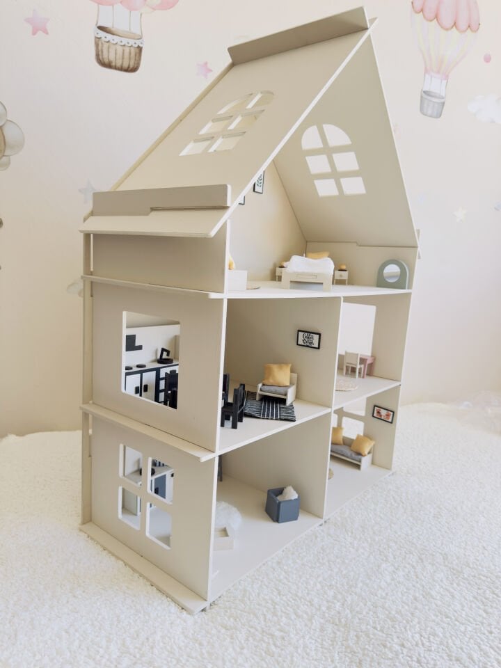 Büyük Rüya Oyun Evi – Balkonsuz Ahşap Çocuk Oyun Evi