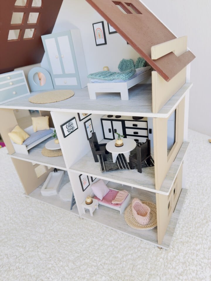 Bohem Oyun Evi – Balkonsuz Ahşap Çocuk Oyun Evi