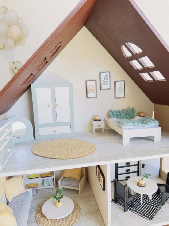 Bohem Oyun Evi – Balkonsuz Ahşap Çocuk Oyun Evi