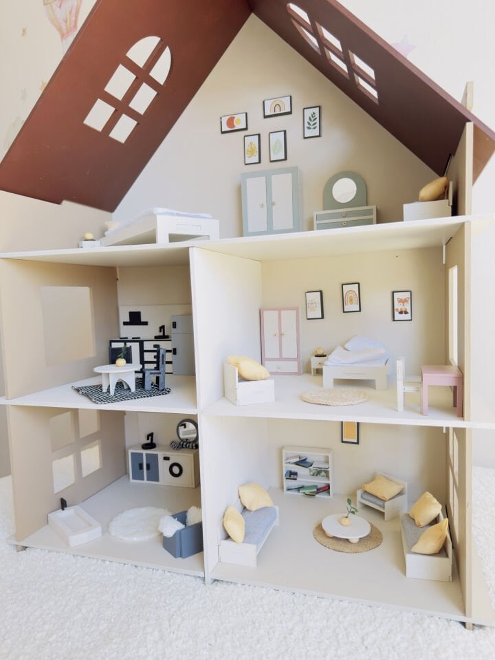 Büyük Bohem Oyun Evi – Balkonsuz Ahşap Çocuk Oyun Evi