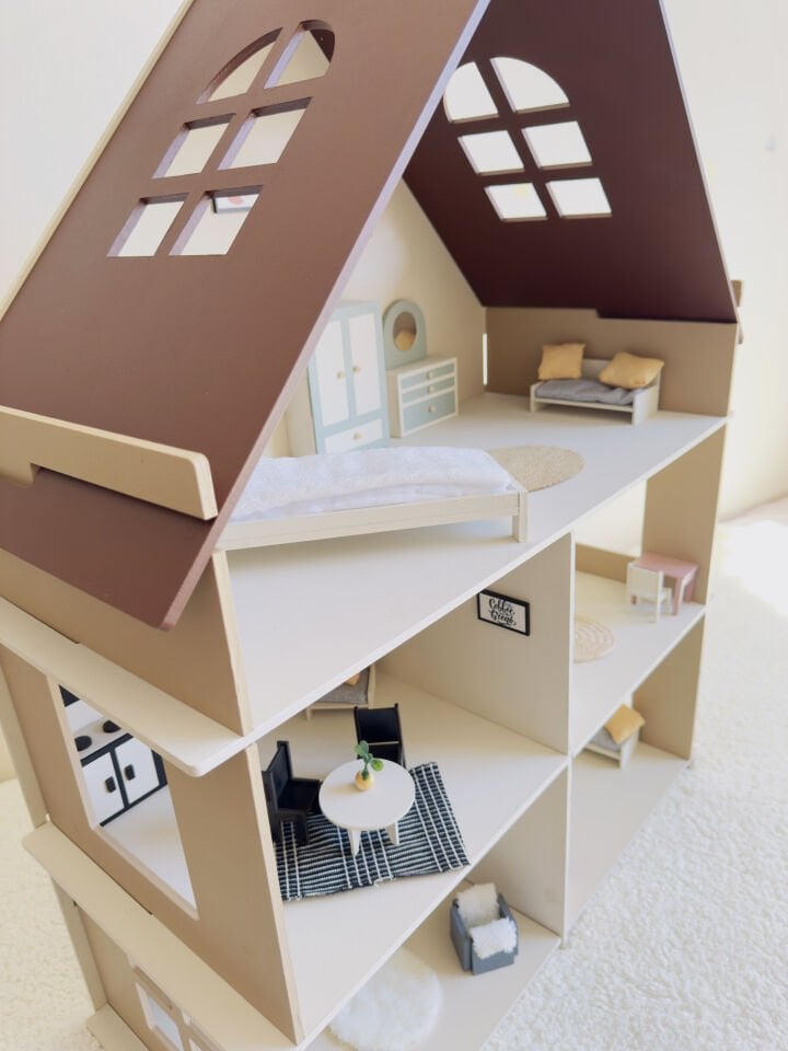 Büyük Bohem Oyun Evi – Balkonsuz Ahşap Çocuk Oyun Evi