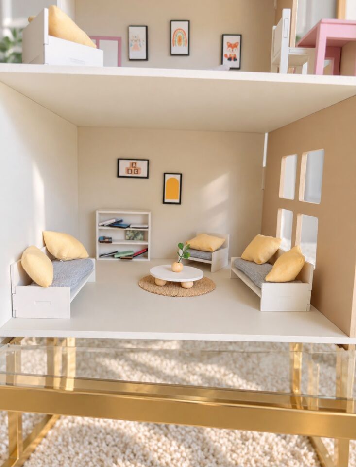 Büyük Bohem Oyun Evi – Balkonsuz Ahşap Çocuk Oyun Evi