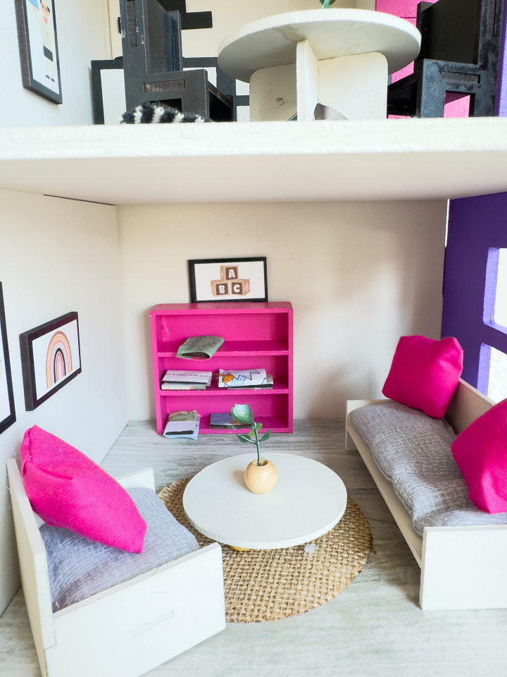 Renkli Oyun Evi – Balkonsuz Ahşap Çocuk Oyun Evi